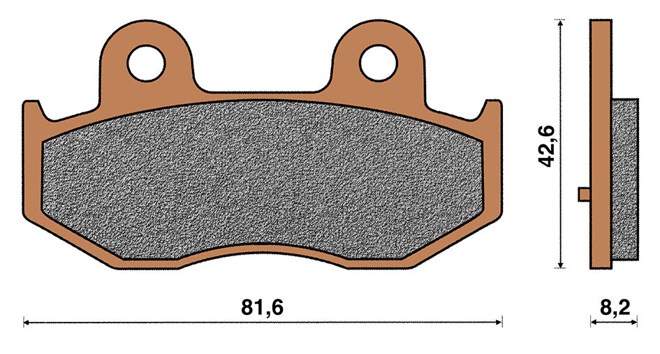 Cp. pastiglie sinterizzate Top4 Burgman 400 01/06 post. SUZUKI 1998-2006 151059