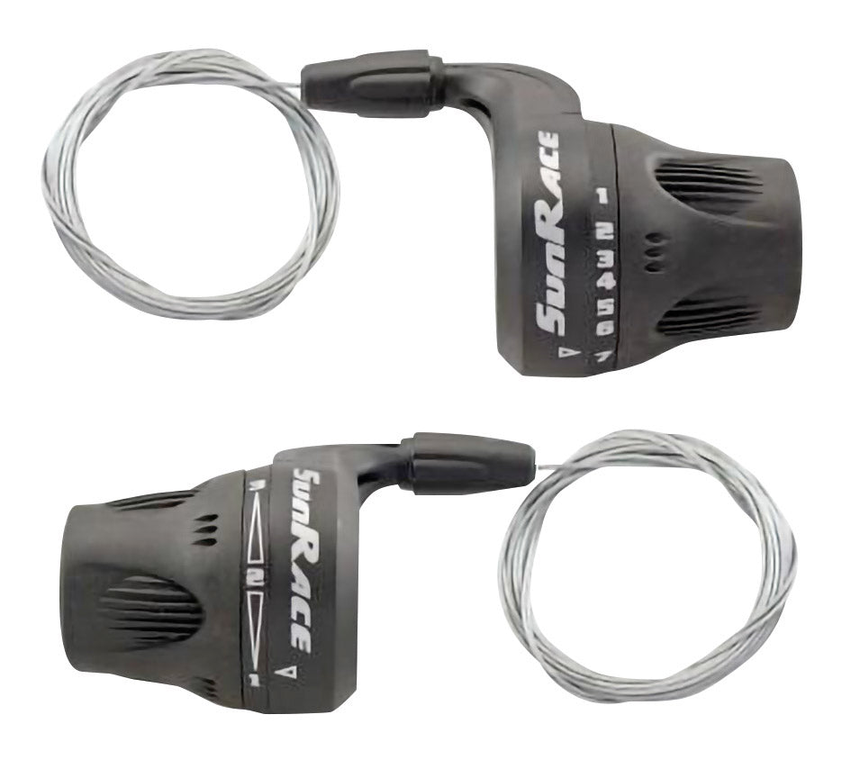 Coppia Grip Shifter Sunrace 8V. Cpl. di cavi 700332