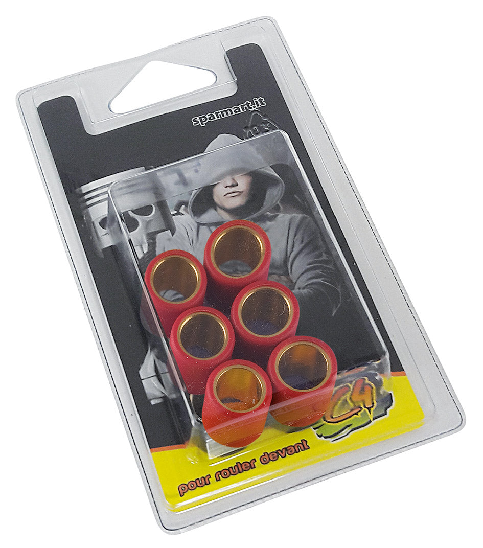 Massette Ø 20x17 gr. 15,6 C4 APRILIA GILERA ITALJET PEUGEOT PIAGGIO VESPA 20156