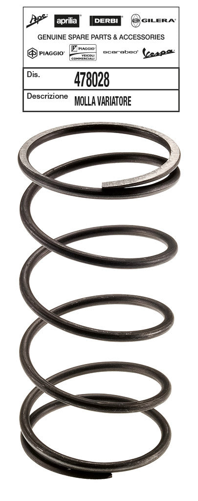 Molla variatore Piaggio 50 APRILIA BAOTIAN CAGIVA DERBI GARELLI GILERA 478028
