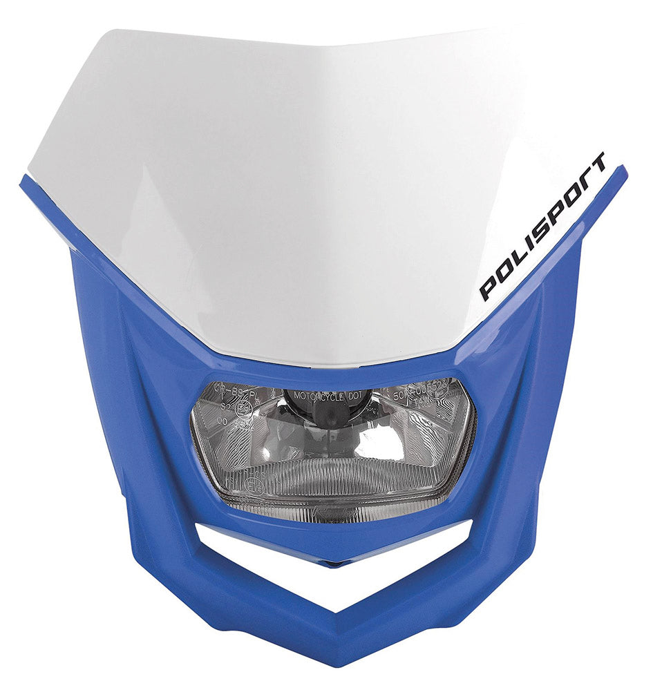 Maschera faro Polisport Halo blu 400031