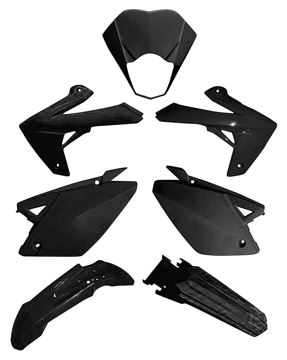 Kit carene nere Rieju MRT 50 ('09/'21) (7 pz.) T4Tune MRT PRO 50 SM 50 362260