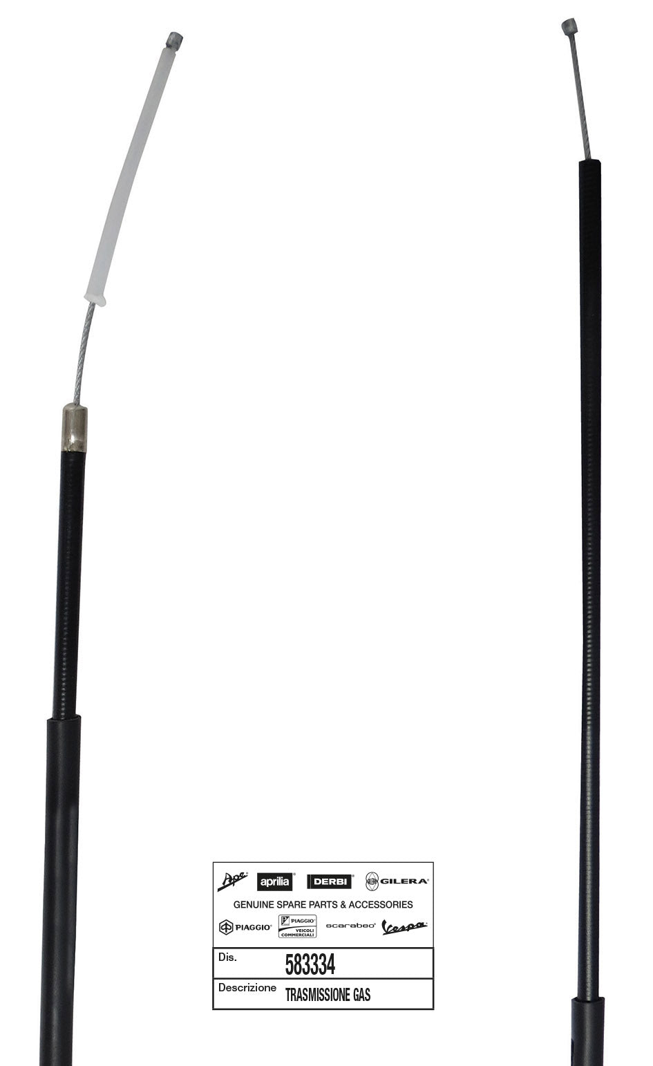 Trasmissione sdopp. carbur. Fly, Typhoon 50 2T Piaggio DERBI GILERA 583334
