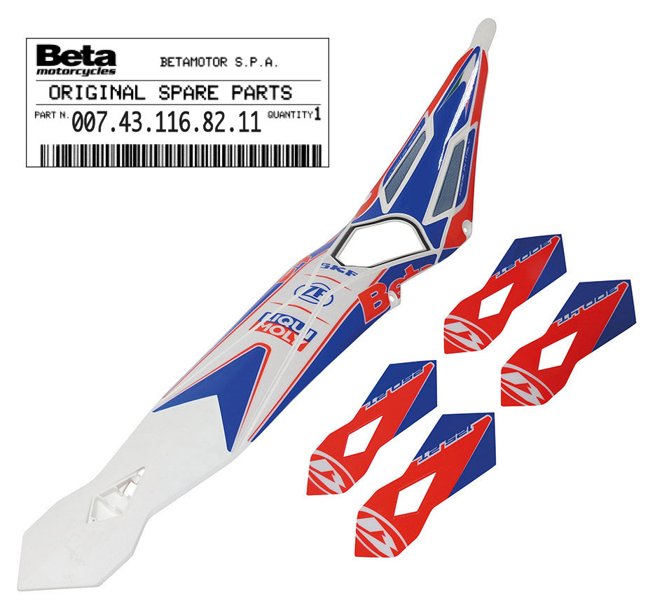 Parafango posteriore bianco Beta Evo 2T Factory 2019 310155