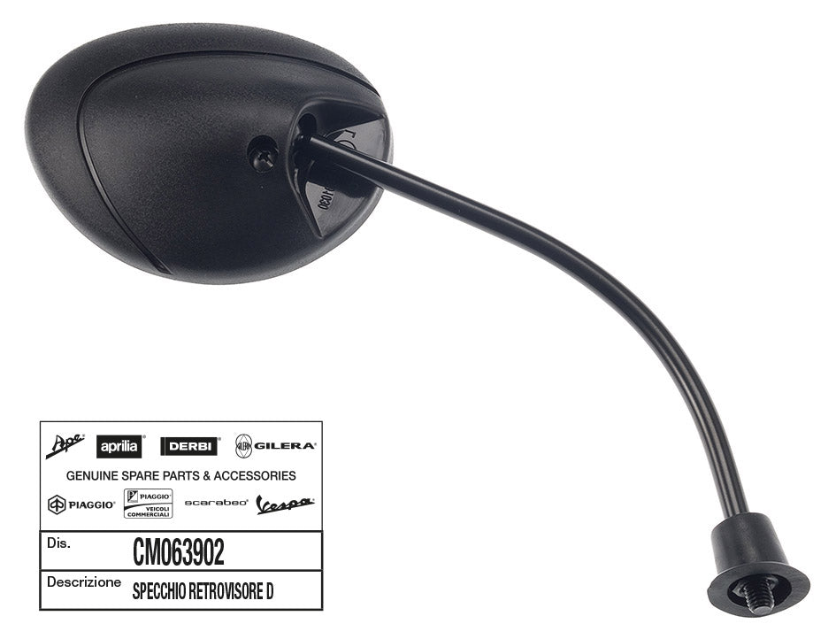 Retrovisore dx Piaggio Zip 50 2T/4T ZIP 100 ZIP 125 2000-2016 CM063902