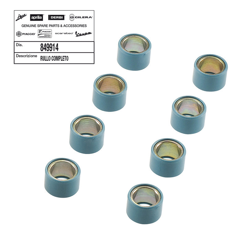 Massette Ø 25x17 gr. 15,0 Piaggio MP3 400 APRILIA GILERA MALAGUTI PEUGEOT 849914