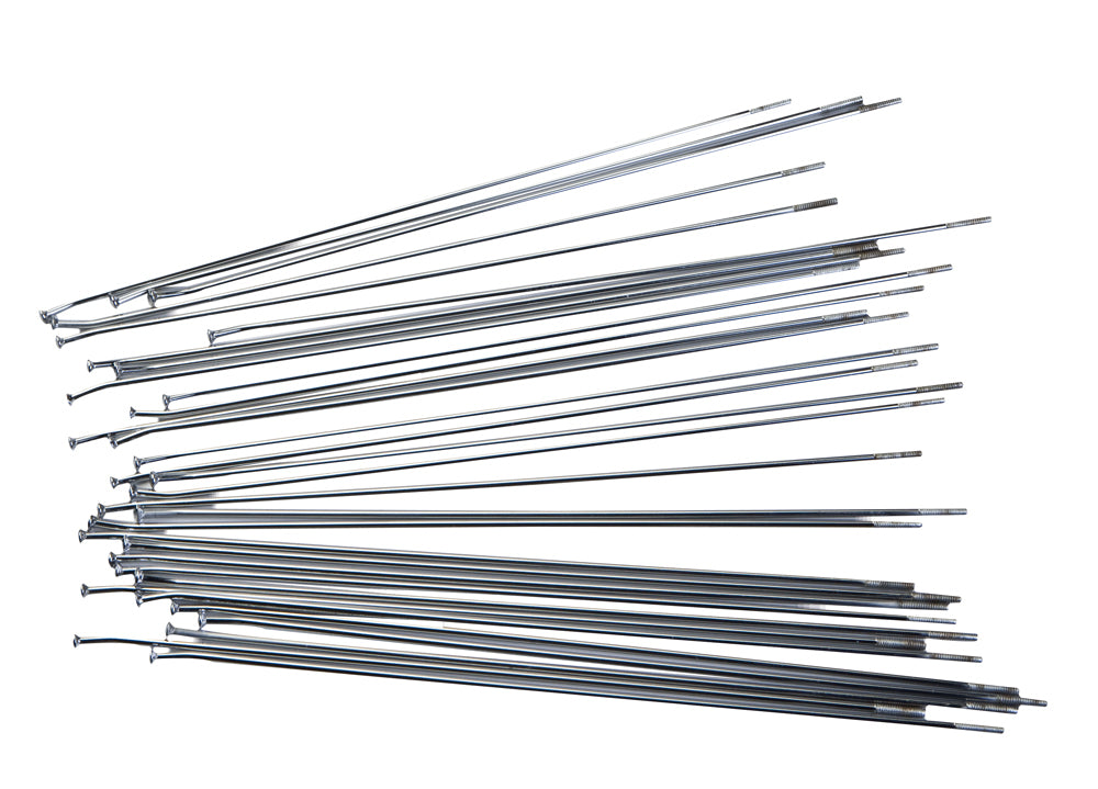 Kit raggi post. lato disco (16 pz.) L.222x3,5 mm silver Morad SPO 003