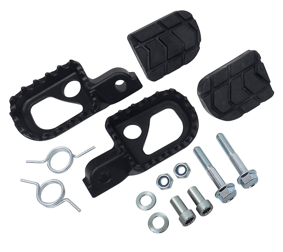Pedane poggiapiedi nere Beta RR 50 C4 RR ENDURO 50 RR MOTARD 50 002039N