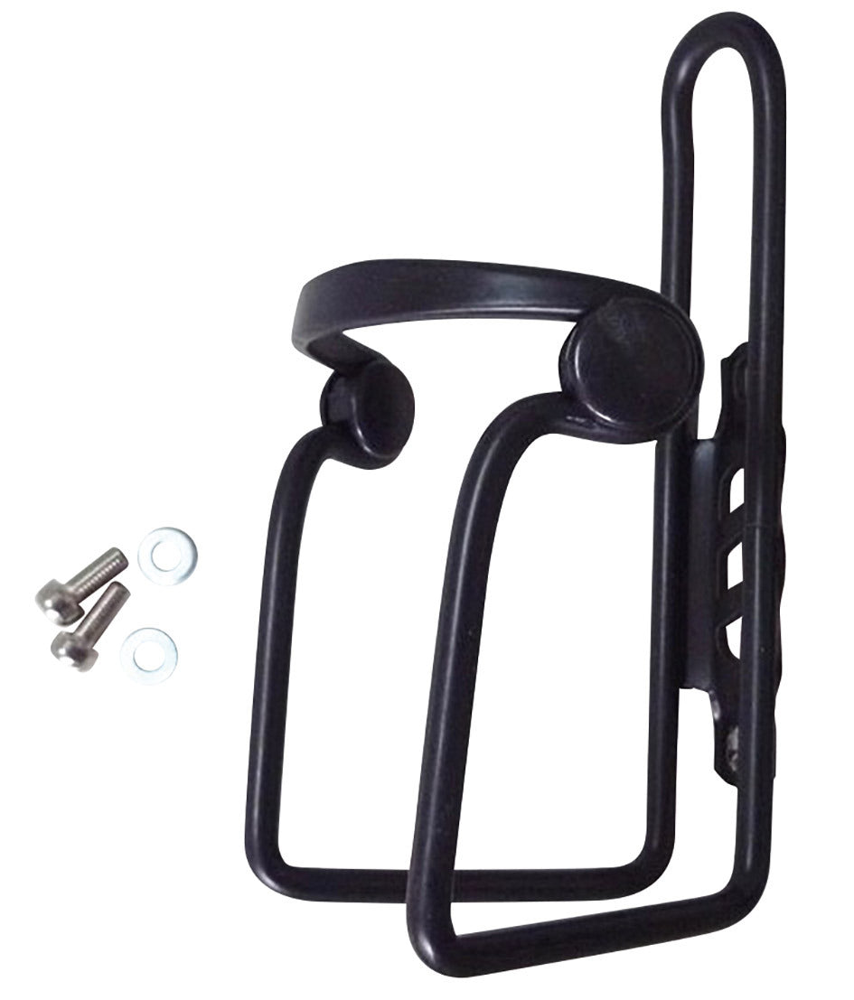 Portaborraccia in alluminio nero con antivibrazione X4 700200