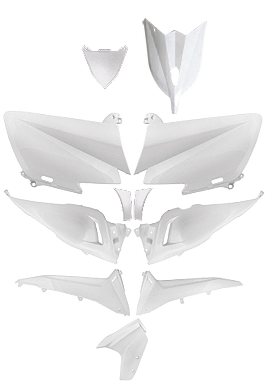 Kit carene bianche T-Max 530 ('12/'14) (11 pz.) T4Tune YAMAHA 2012-2014 362355