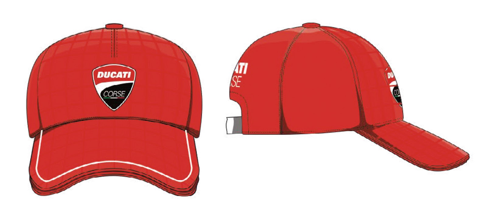 Baseball Cap Ducati Corse rosso Pritelli 501215