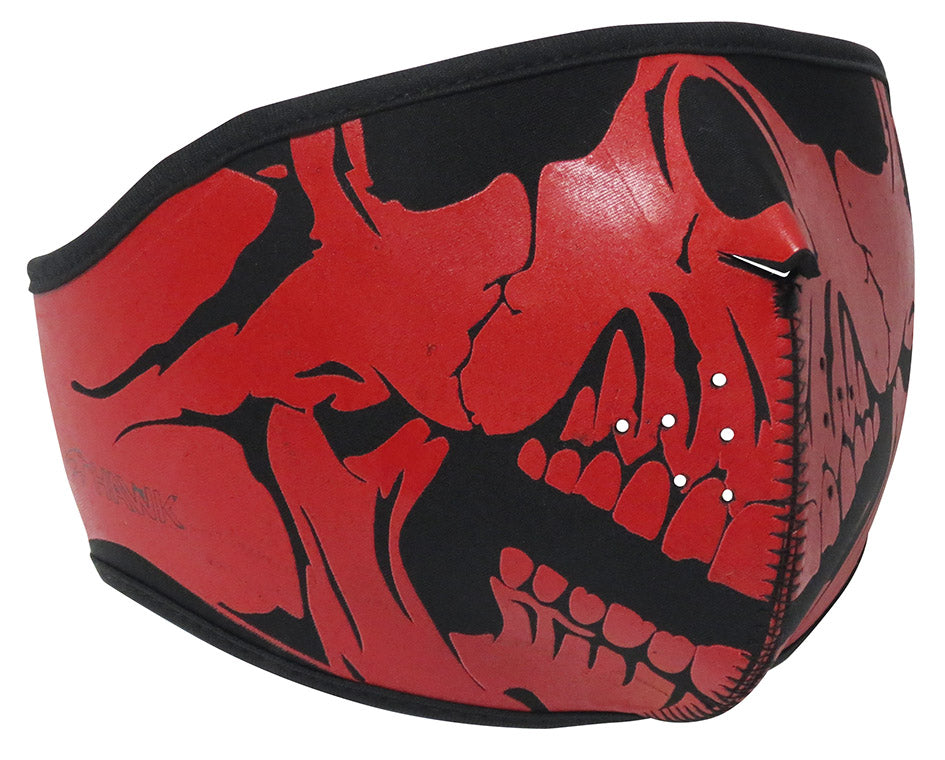Maschera teschio rosso Hawk 502041.R