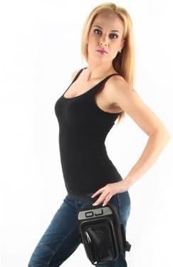 OJ MARSUPIO BORSA DA GAMBA TRACK NERO M069 PER MOTO E SCOOTER