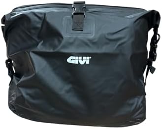 GIVI Borsa T506X Interna Impermeabile, Nera, PVC Tarpaulin 500D, 35 Litri, Roll Top, per Trekker Outback, Dolomiti, Alaska|B0FVTLYF1C