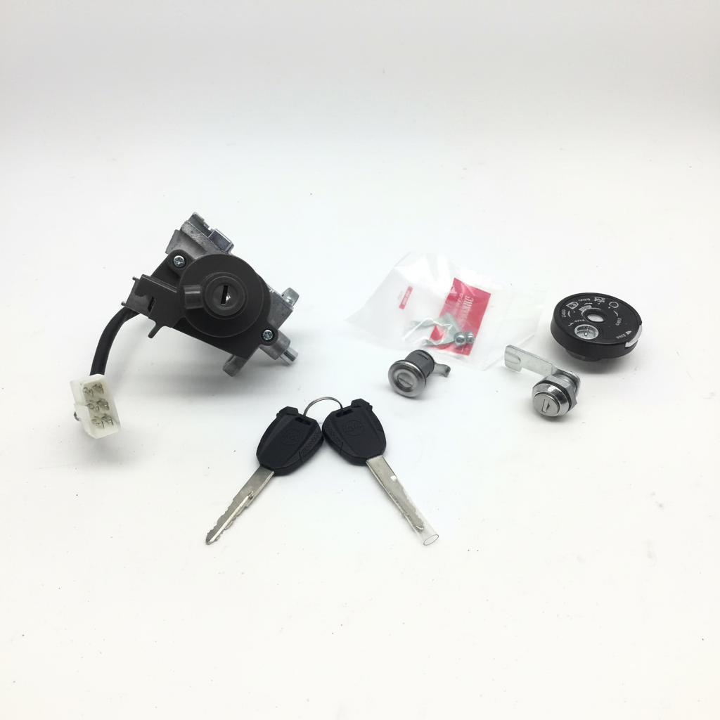 KEY SET 35010-X4E-900 - SYM SYMPHONY 125 KIT BLOCCHETO ACCENSIONE BLOCCASTERZO CHIAVE 2024 XF12W1-IT