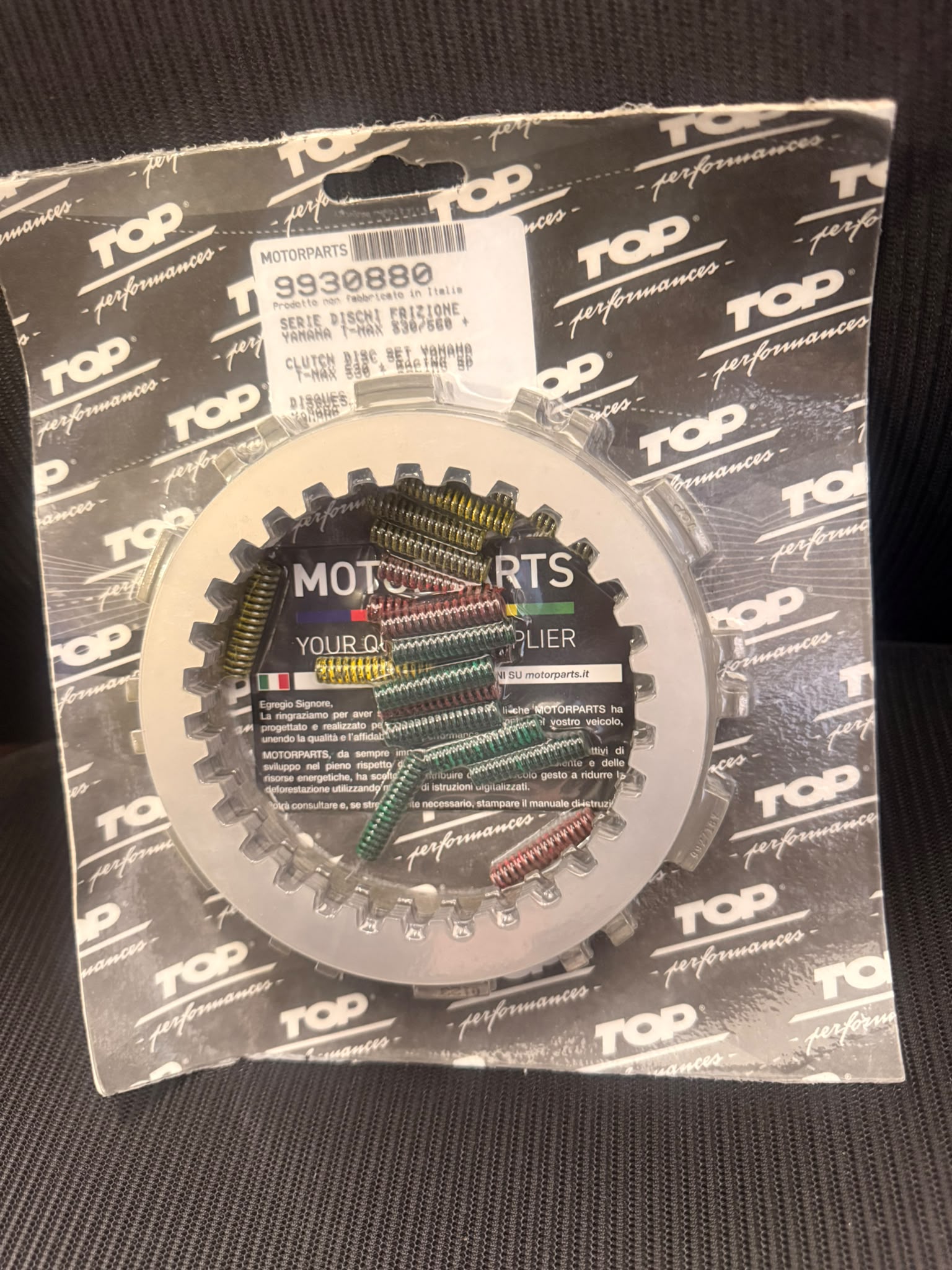 KIT DISCHI FRIZIONE YAMAHA TMAX 530/560 2012-2021 CON GUARNIZIONI TOP 9930880