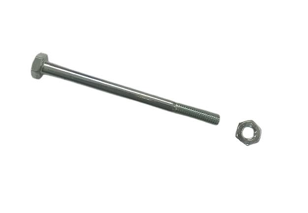 Perno filettato M10x130 mm con dado autobloccante per cod. 4413, 4418, 4420, 443