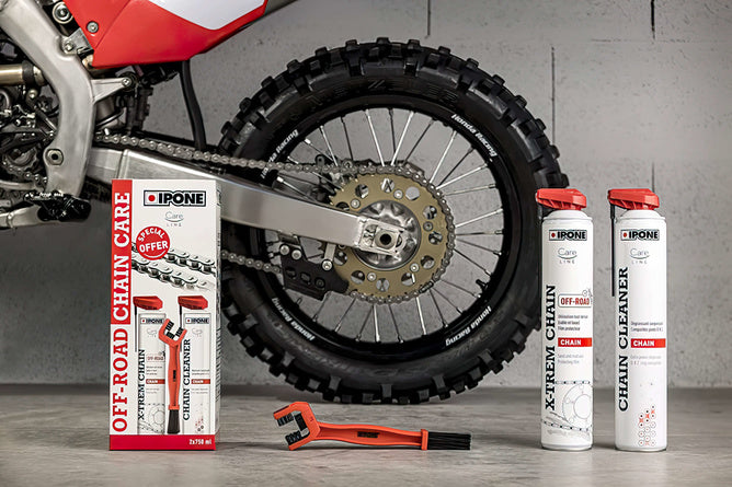 Kit di cura catena offroad Ipone Care Line