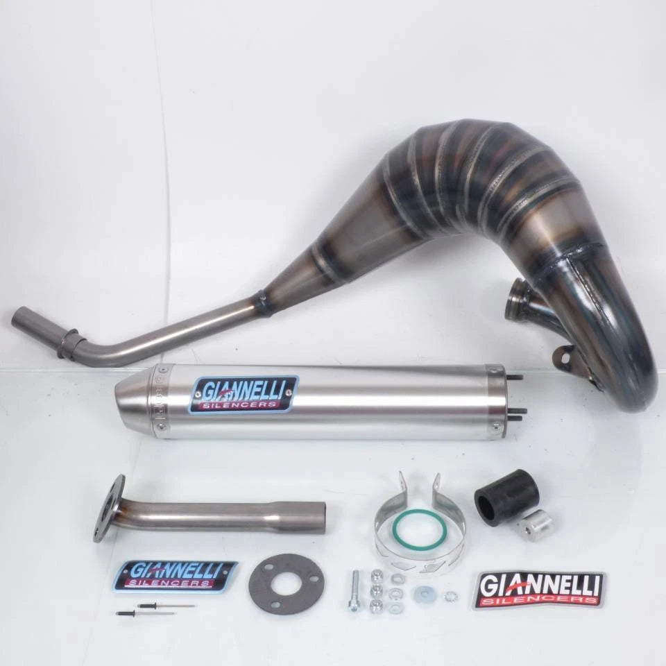 GIANNELLI IMPIANTO SCARICO COMPLETO ALLUMINIO PER HUSQVARNA WRE SM 125 2007-2011