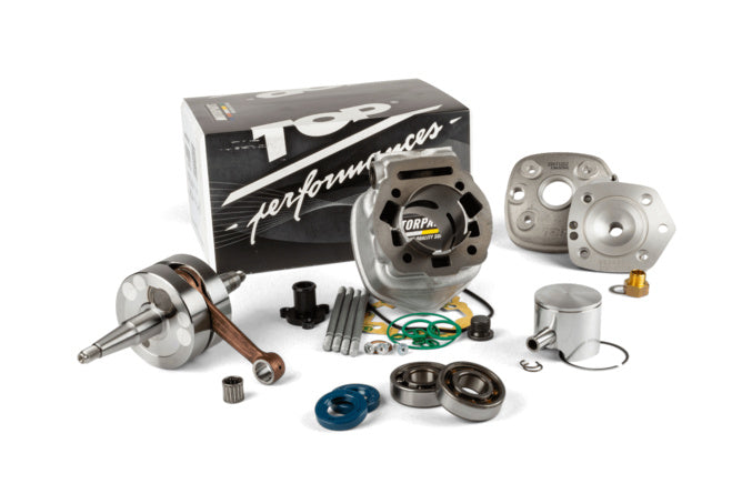 Kit gruppo temico + albero motore 86cc Top Performances Ghisa Corsa 44mm Derbi Euro3