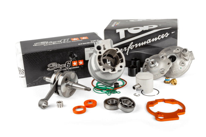 Kit motore Top Performances 88cc cilindro alu + albero motore corsa 45mm Minarelli AM6