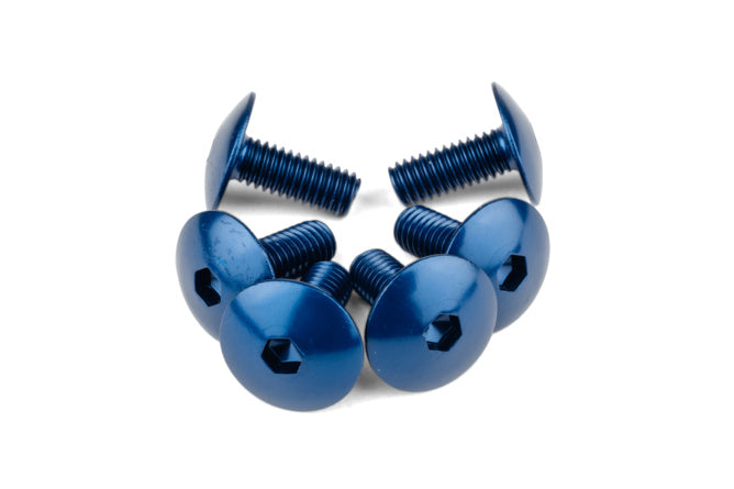 Viti Carena STR8 alluminio M6x15 blu (x6)