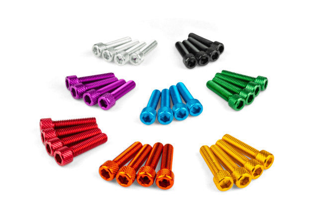 Set viti aspirazione STR8 M6x25 mm verde alluminio (x4)