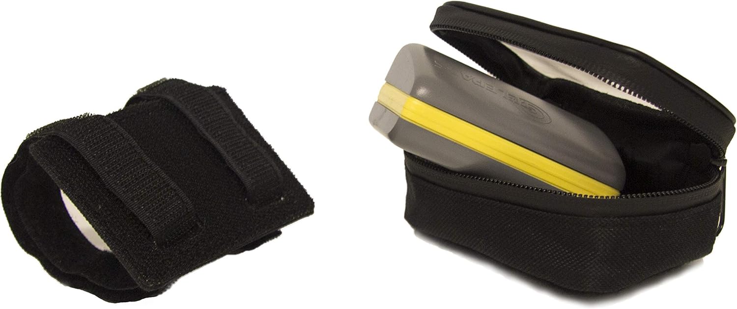 OJ Pass Porta Telepass M068 Nero Porta Dispositivo Elettronico per Pagamento Pedaggio Strada in Poliestere Removibile Per Moto e Scooter