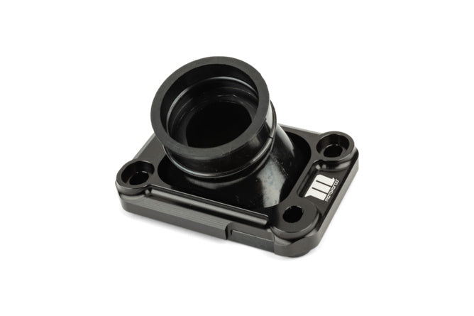 Collettore aspirazione con piastra Motoforce Racing AM6 / Derbi Nero