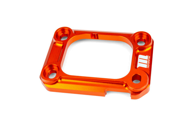 Collettore aspirazione con piastra Motoforce Racing AM6 / Derbi Arancione