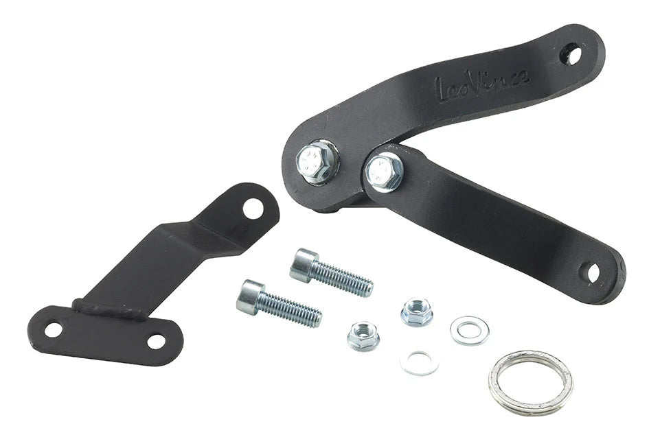 Marmitta Scarico LeoVince GP EVO2 Nitro, Aerox APRILIA SR 7488 LEO con Staffe