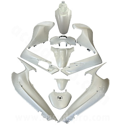KIT CARENE 9 PEZZI CARENA HONDA SH 350CC 2021-2024 BIANCO NHB44 TIPO ORIGINALE