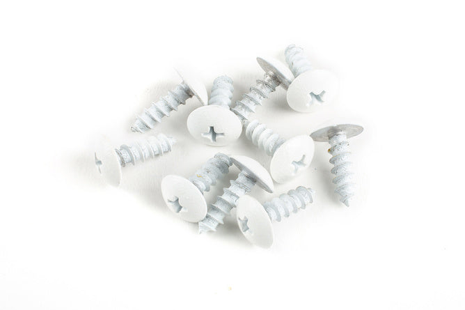 Viti Carena STR8 M5x12 alluminio bianco (x 10)