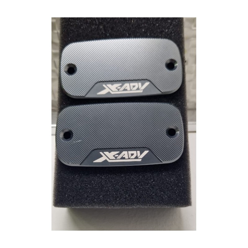 77280036 ONE COPPIA COPERCHIO POMPA FRENO TITANIO HONDA XADV 750