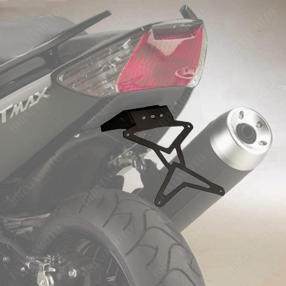 Portatarga regolabile con il Catadiotro e luce Targa Yamaha Tmax 500 2008/2011