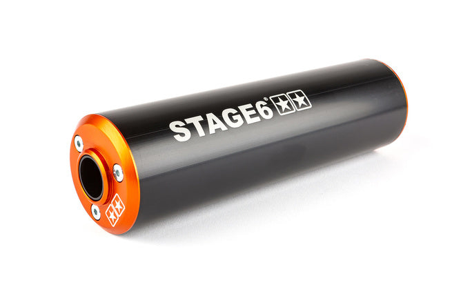 Scarico Stage6 Streetrace 80 - 90 AM6 Arancione / Nero