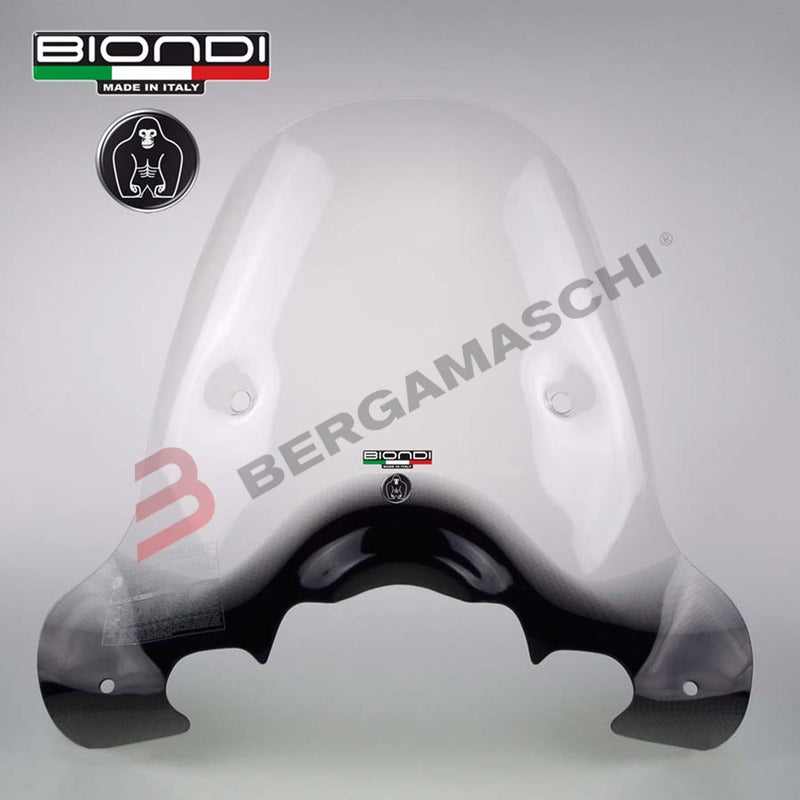 8061165+8500655 cupolino paravento parabrezza biondi piaggio beverly cruiser 250-500 2007-2012 + attacchi staffe completo