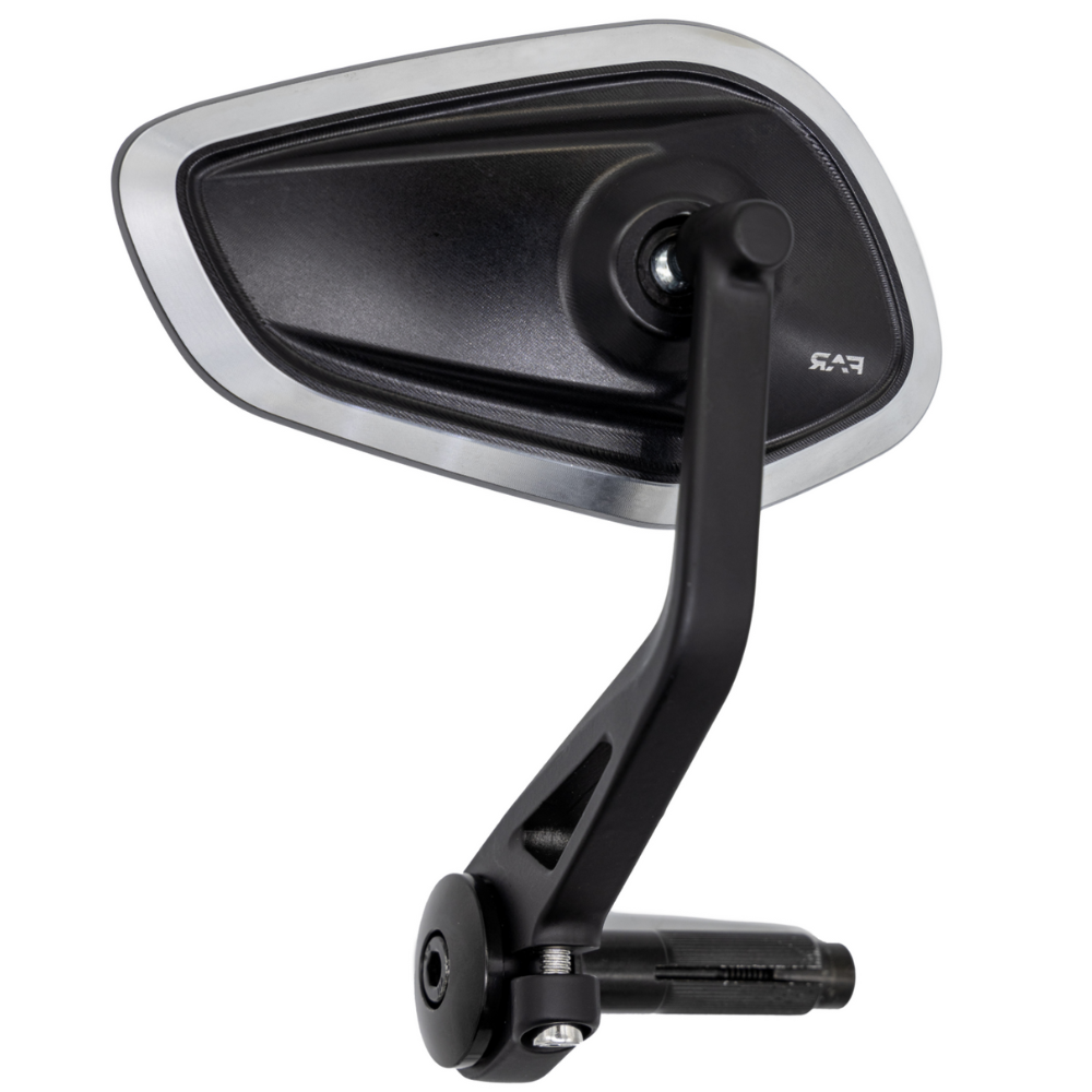 Retrovisore Universale Destro Bar End Poly CNC – Retrovisore FAR Italian Design