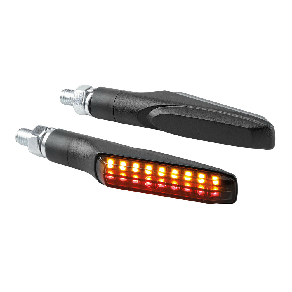 COPPIA FRECCE E FANALE STOP POSTERIORE A LED VICTORY REAR 90623 PER MOTO E SCOOTER OMOLOGATI CE