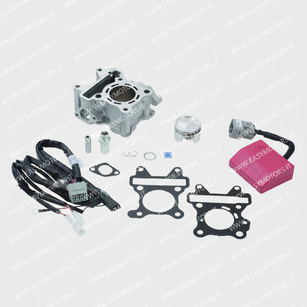 9926330 GRUPPO TERMICO TOP 64CC D.44 MBK BOOSTER X IE 50 4T-3V 2008-2008 CORSA 43,6mm ALLUMINIO