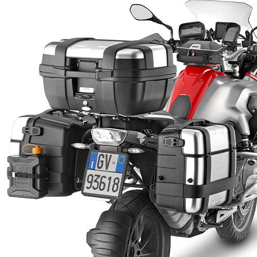 Coppia Valigie Laterali Alluminio Givi TRK33PACK2 Trekker Monokey 33 Litri