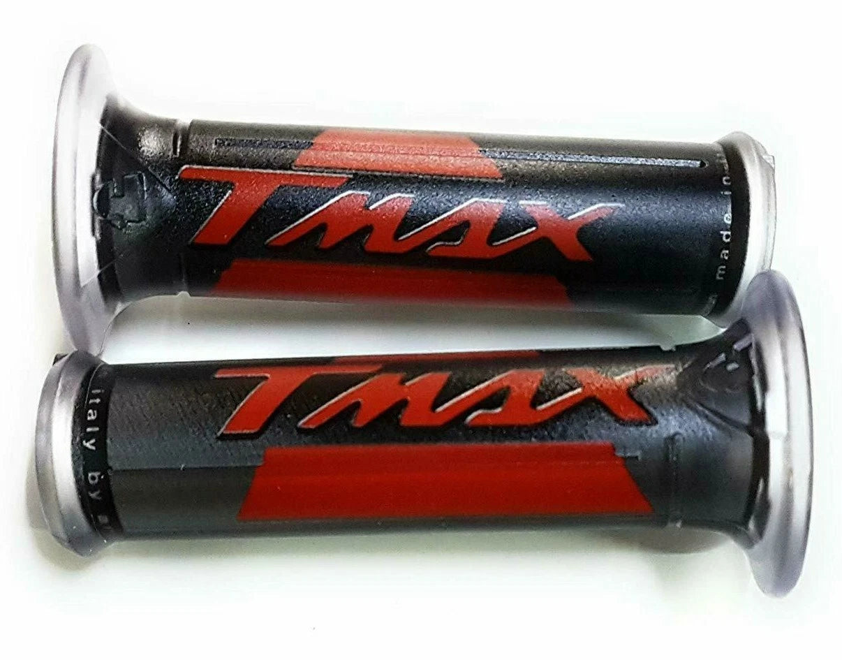 COPPIA MANOPOLE CON SCRITTA TMAX VARI COLORI YAMAHA T MAX 500 530 560 2001-2026