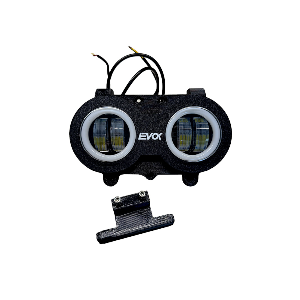 FANALE A LED EVOK IRON LED PER BOOSTER SPIRIT 50 DOPPIO FARO 1990/1998