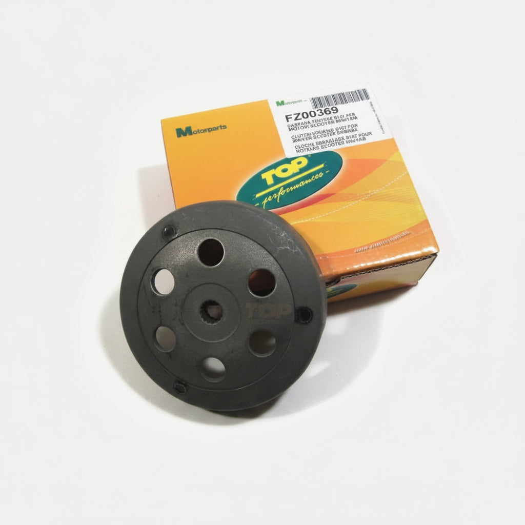 FZ00369 CAMPANA FRIZIONE TOP D.107 PER MINARELLI ORIZZONTALE E VERTICALE 50CC 2T