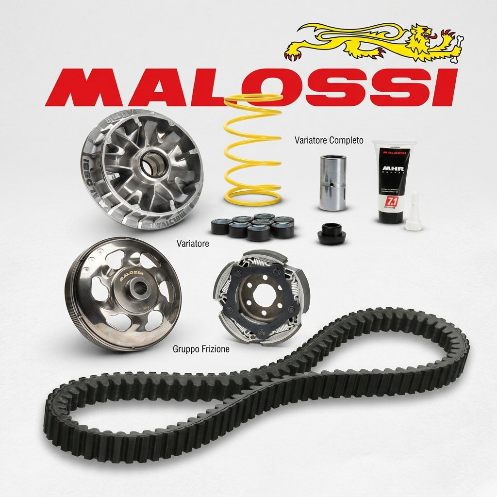 TRASMISSIONE COMPLETA MALOSSI VARIATORE+CAPANA+FRIZIONE+CINGHIA SUZUKI BURGMAN 400 K7-K9