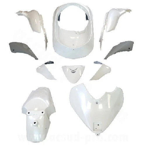 KIT CARENE 10PZ HONDA SH 125-150 2009-2010-2011-2012 BIANCO LUCIDO VERNICIATO