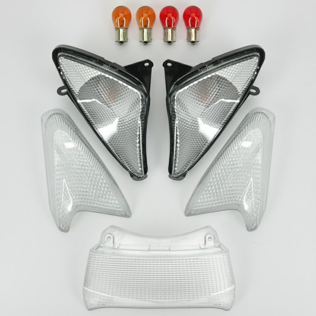 KIT FRECCE TRASPARENTI QUADRETTATE YAMAHA T-MAX 500 2001 2007 - ONE 77206373