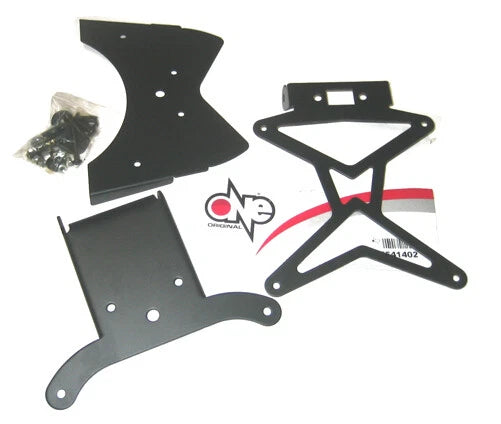 Portatarga regolabile con il Catadiotro e luce Targa Yamaha Tmax 500 2008/2011