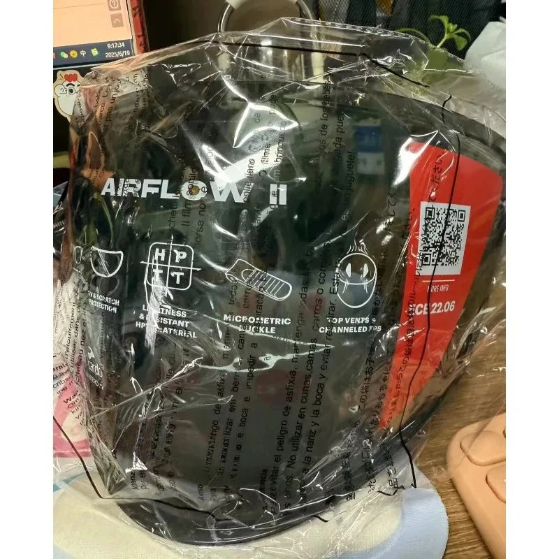 Visiera Nera Originale per Casco Moto LS2 OF616 Airflow II, Accessori per Casco