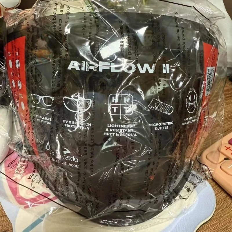 Visiera Nera Originale per Casco Moto LS2 OF616 Airflow II, Accessori per Casco